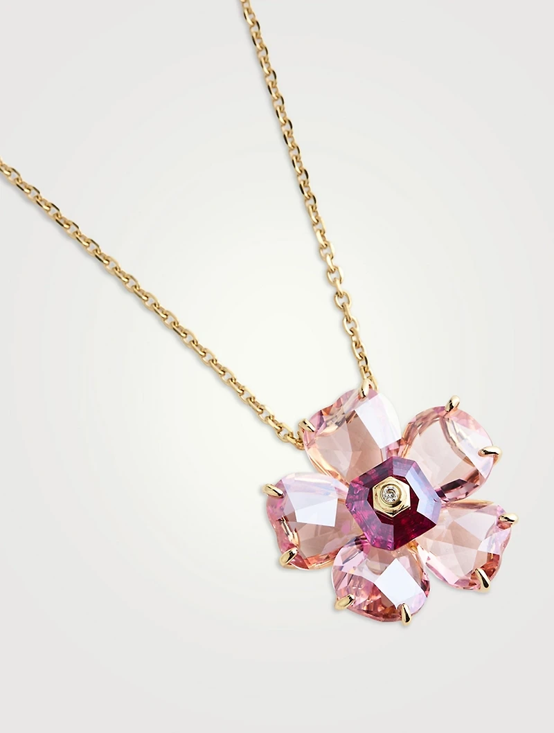 Florere Crystal Pendant Necklace
