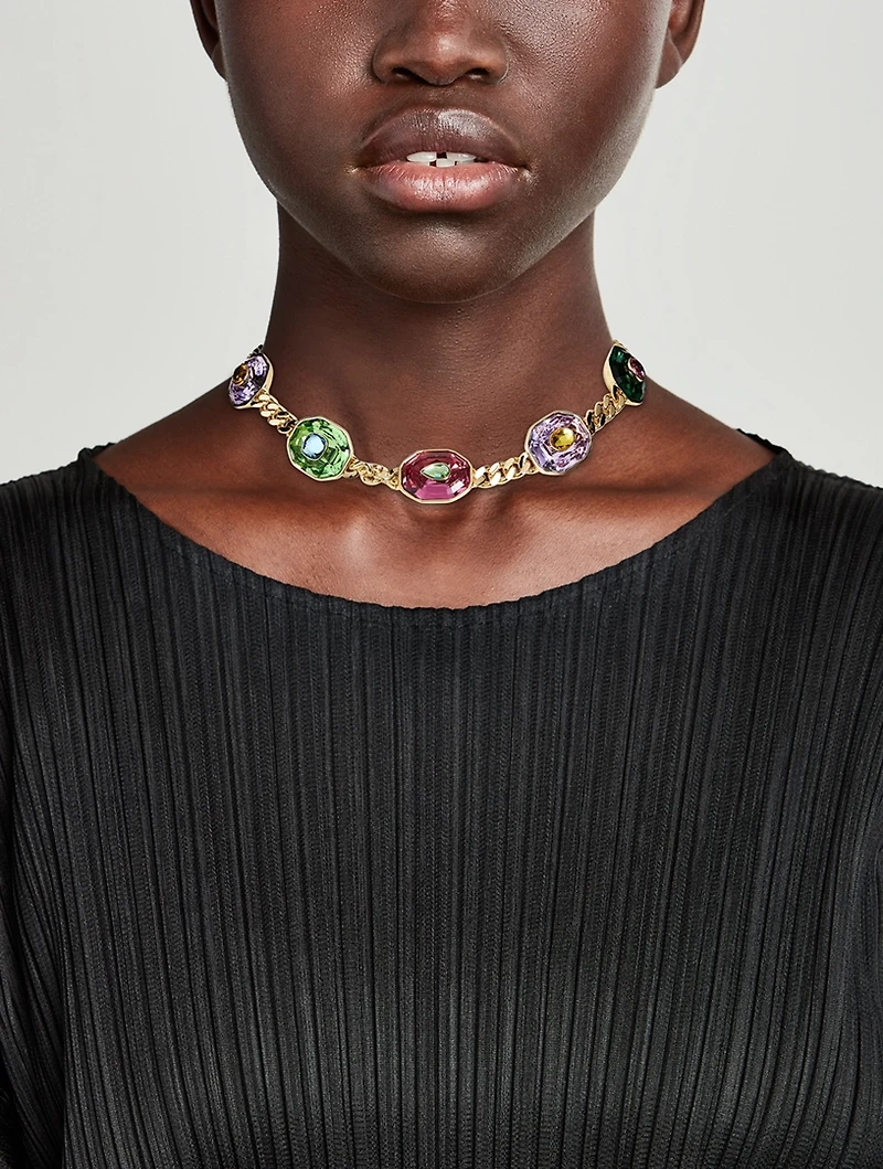 Chroma Swarovski Choker Necklace