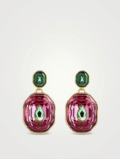 Chroma Swarovski Drop Earrings