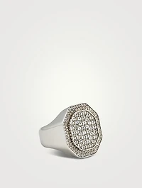 Dextera Crystal Signet Ring