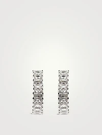 Matrix Crystal Hoop Earrings