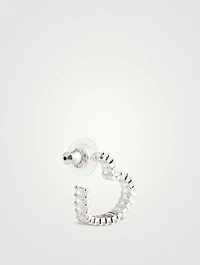 Matrix Crystal Hoop Earrings