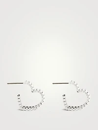 Matrix Crystal Hoop Earrings