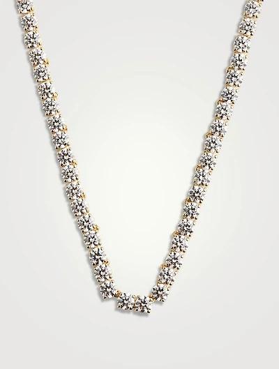Matrix Crystal Tennis Necklace