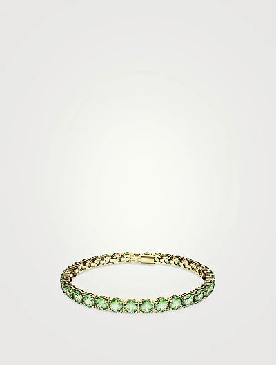 M Matrix Crystal Tennis Bracelet