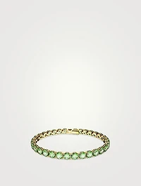 M Matrix Crystal Tennis Bracelet