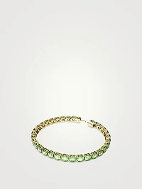 M Matrix Crystal Tennis Bracelet