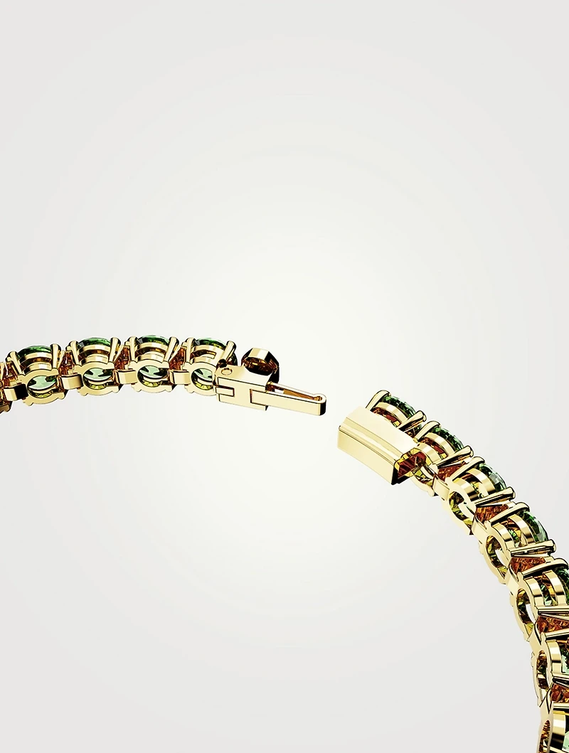 M Matrix Crystal Tennis Bracelet