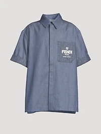 Kids Chambray Short-Sleeve Shirt