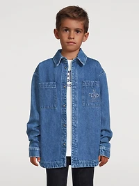 Kids Denim Long-Sleeve Shirt