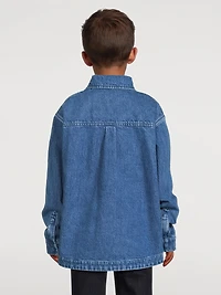Kids Denim Long-Sleeve Shirt