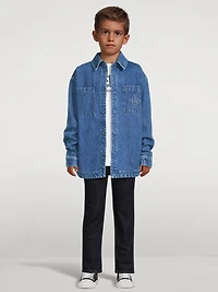 Kids Denim Long-Sleeve Shirt