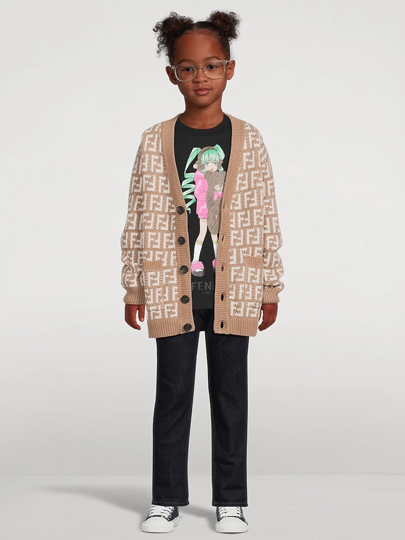 Kids FF Cotton Cardigan
