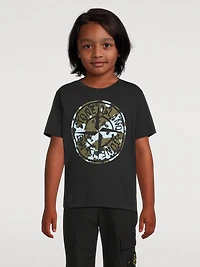 Camo Compass Cotton T-Shirt