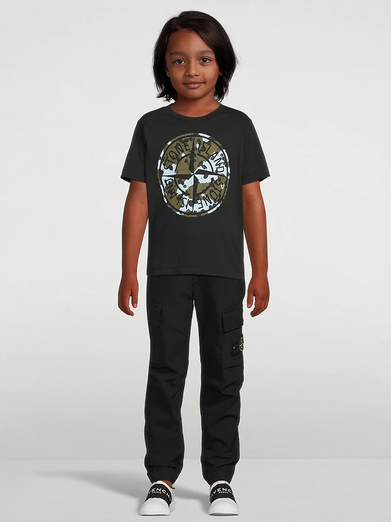 Camo Compass Cotton T-Shirt