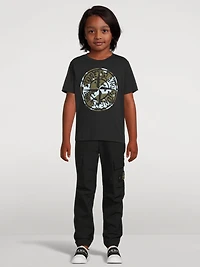 Camo Compass Cotton T-Shirt