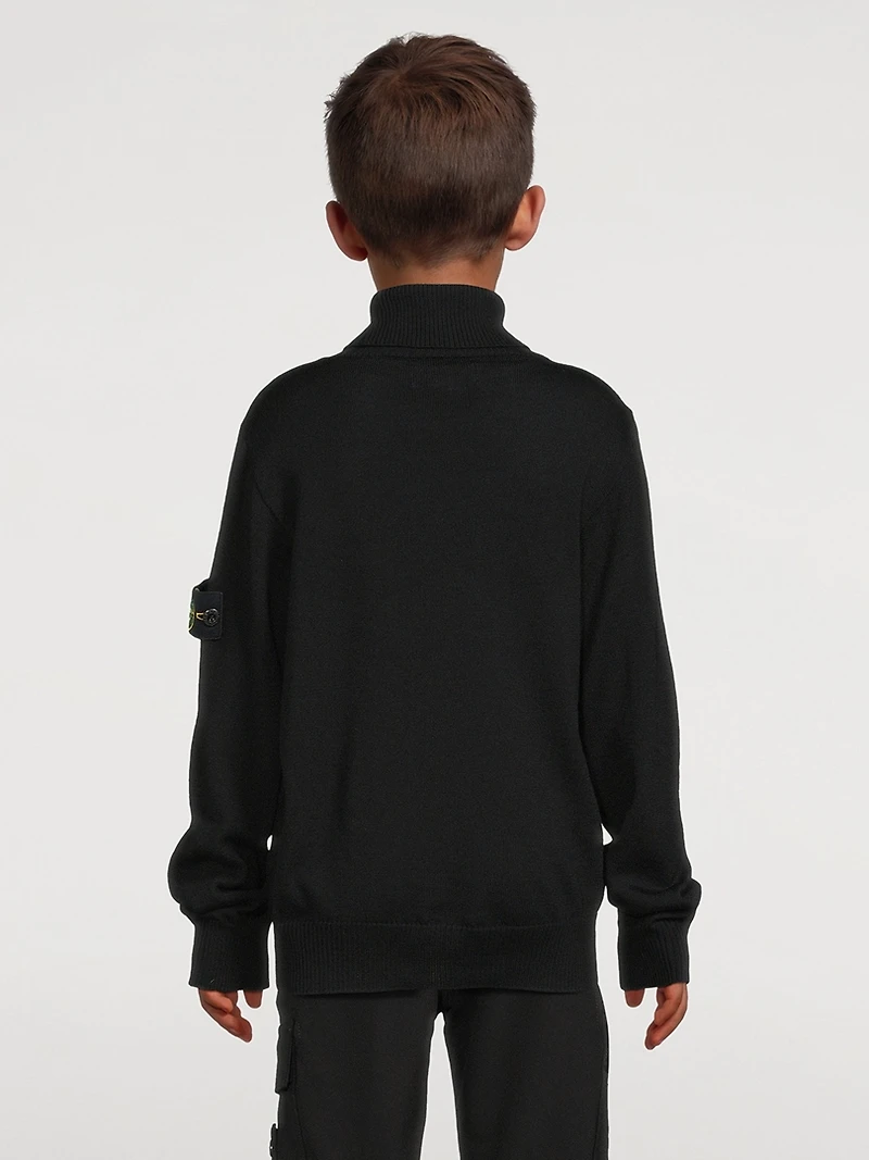 Wool Turtleneck Sweater
