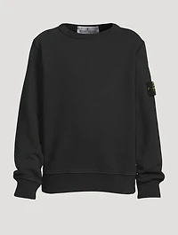 Cotton Sweatshirt With Badge