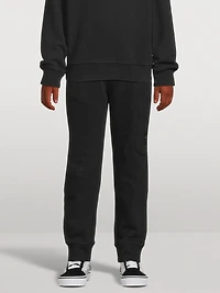 Cotton Sweatpants With Badge