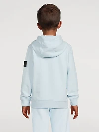 Cotton Hoodie With Badge