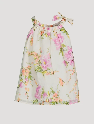 Halycon Cotton Halter Top Floral Print