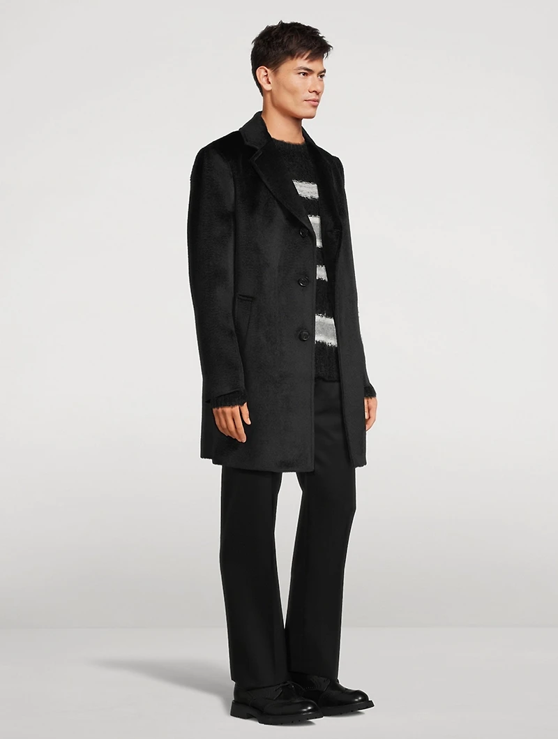 Alpaca And Wool Coat