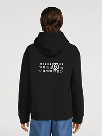 Cotton-Blend Graphic Hoodie
