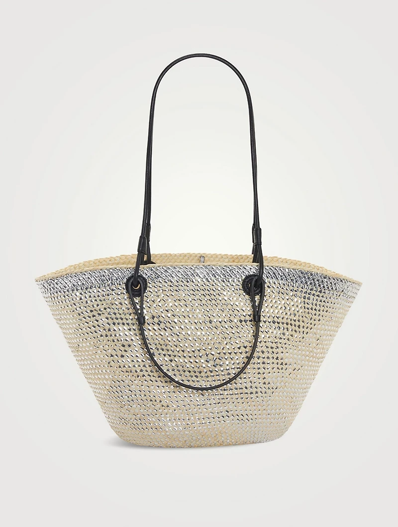 Loewe x Paula’s Ibiza Anagram Metallic Basket Bag