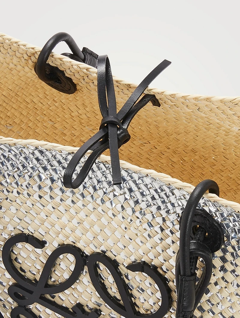 Loewe x Paula’s Ibiza Anagram Metallic Basket Bag