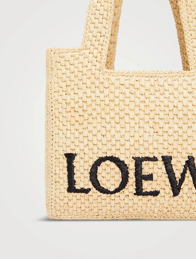 Loewe x Paula’s Ibiza Small Raffia Tote Bag