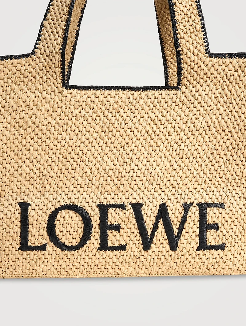 Loewe x Paula’s Ibiza Large Raffia Tote Bag