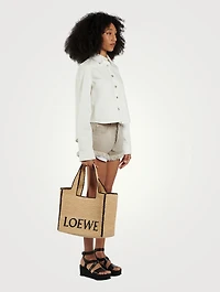 Loewe x Paula’s Ibiza Large Raffia Tote Bag