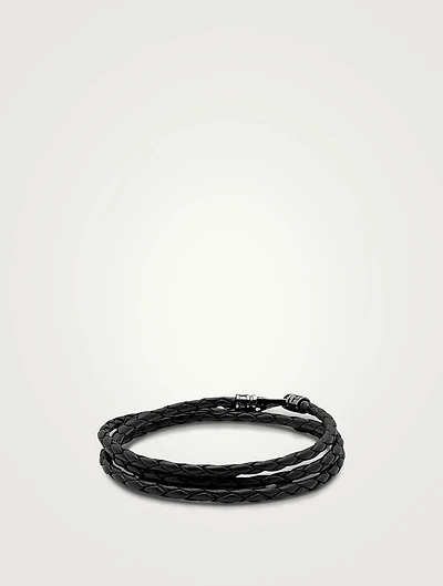 Wraparound Leather Bracelet