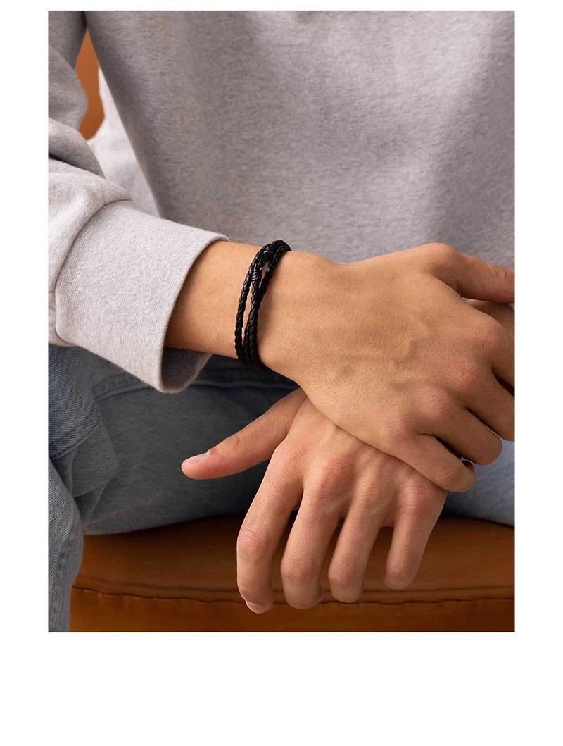 Wraparound Leather Bracelet