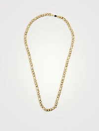 6mm Gold Plated Figaro Chain Necklace