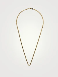 3mm Gold Plated Cuban Chain Necklace