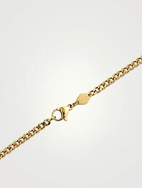 3mm Gold Plated Cuban Chain Necklace