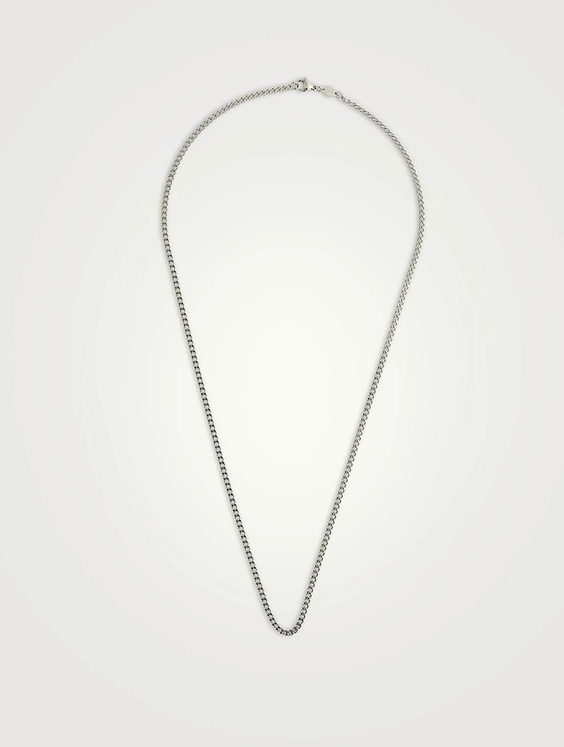 3mm Stainless Steel Cuban Chain Necklace