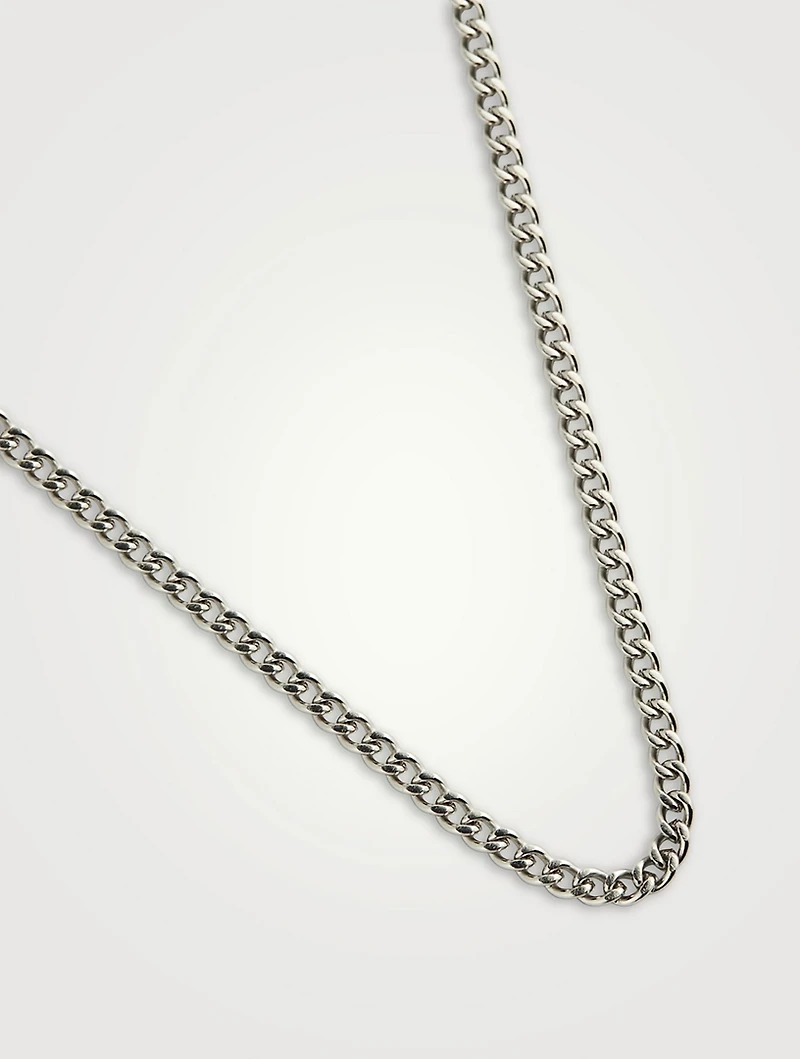 3mm Stainless Steel Cuban Chain Necklace