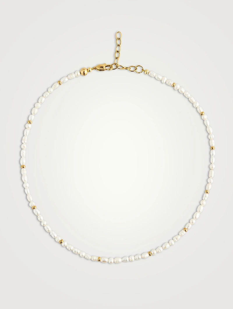 Mini Pearl Choker Necklace