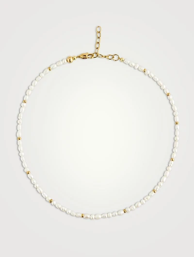Mini Pearl Choker Necklace