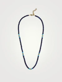 Lapis Turquoise Beaded Necklace