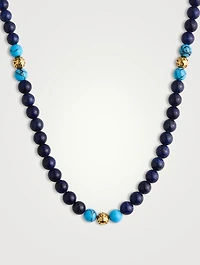 Lapis Turquoise Beaded Necklace