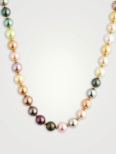 Pastel Pearl Necklace