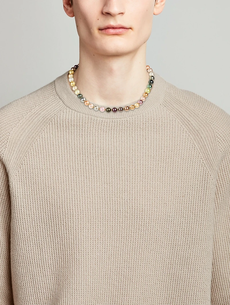 Pastel Pearl Necklace