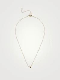 Love Letter 14K Gold Single Diamond A Necklace