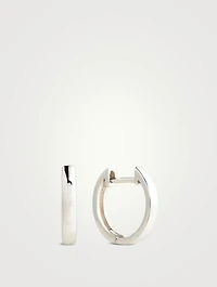 Classique 14K White Gold Mini Huggie Hoop Earrings