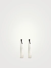Classique 14K White Gold Mini Huggie Hoop Earrings