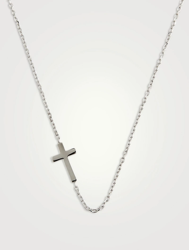Love Letter 14K Gold Cross Necklace