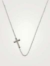 Love Letter 14K Gold Cross Necklace